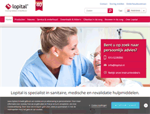 Tablet Screenshot of lopital.nl